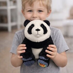 Fiesta Zoo Atlanta Plush Panda Toy, Black and White, boy or girl perfect gift